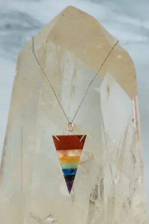 Chakra Arrowhead Necklace