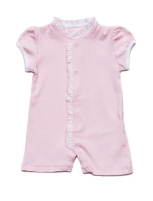 Cotton Pink Rompers and Pajama with little stars Pima Cotton