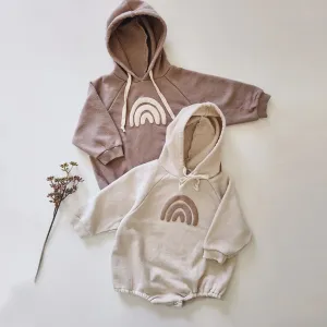 Earthy Rainbows Cotton Hoodie