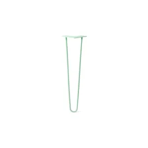 Hairpin Leg (Sold Separately), 2-Rod Design - Mint Powder Coated Finish