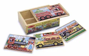 Melissa & Doug Vehicles Puzzles in a Box