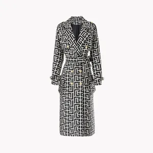 Pre Order:  Black   White Fall Coat