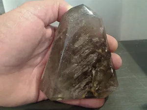 Smokey Quartz 4" x 3.75" x 2" Crystal Point