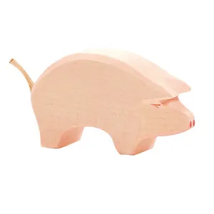 Wooden Pig Head Low (10903) - Ostheimer